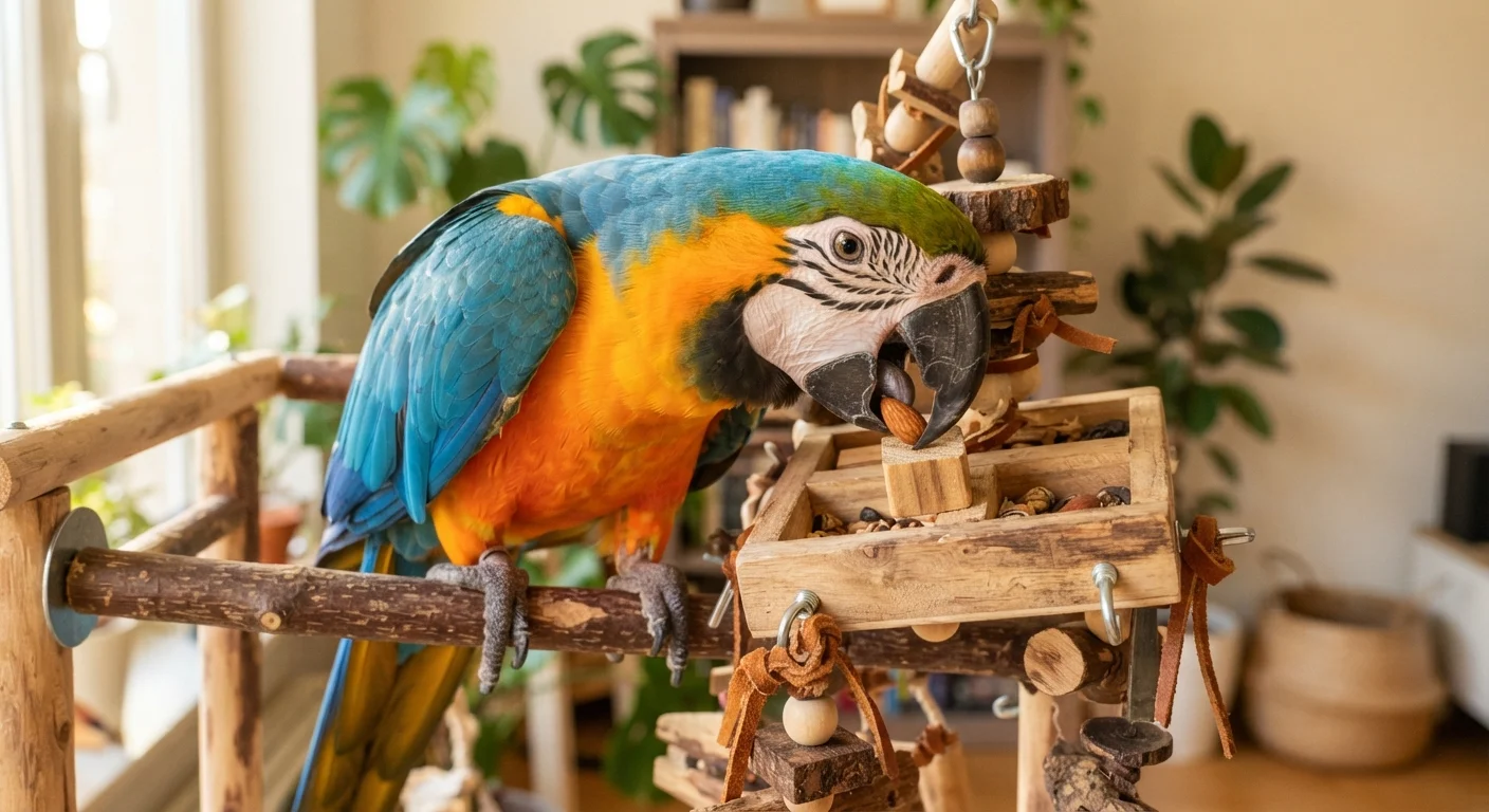 Bird Enrichment: Keeping a Parrot Mentally Stimulated at Home