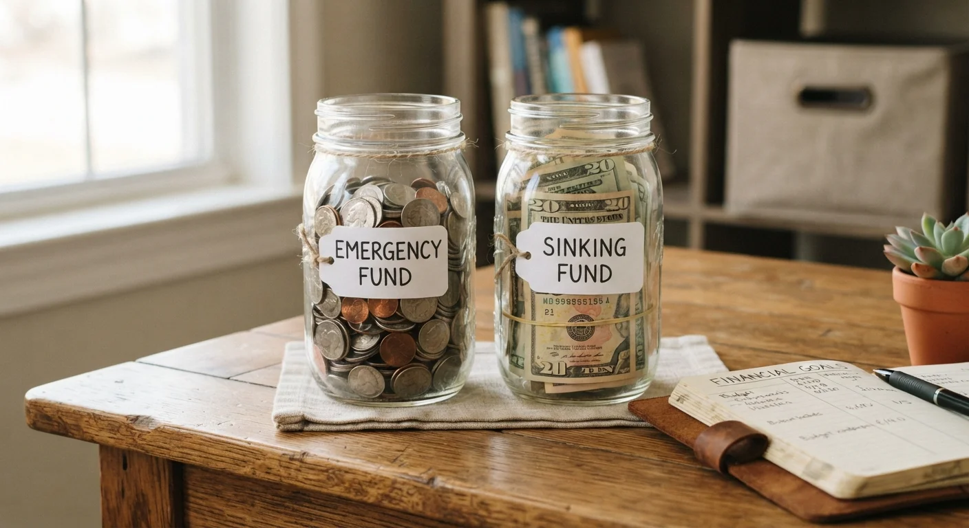 Emergency Fund vs. Sinking Fund: Two Savings Tools, Very Different Purposes