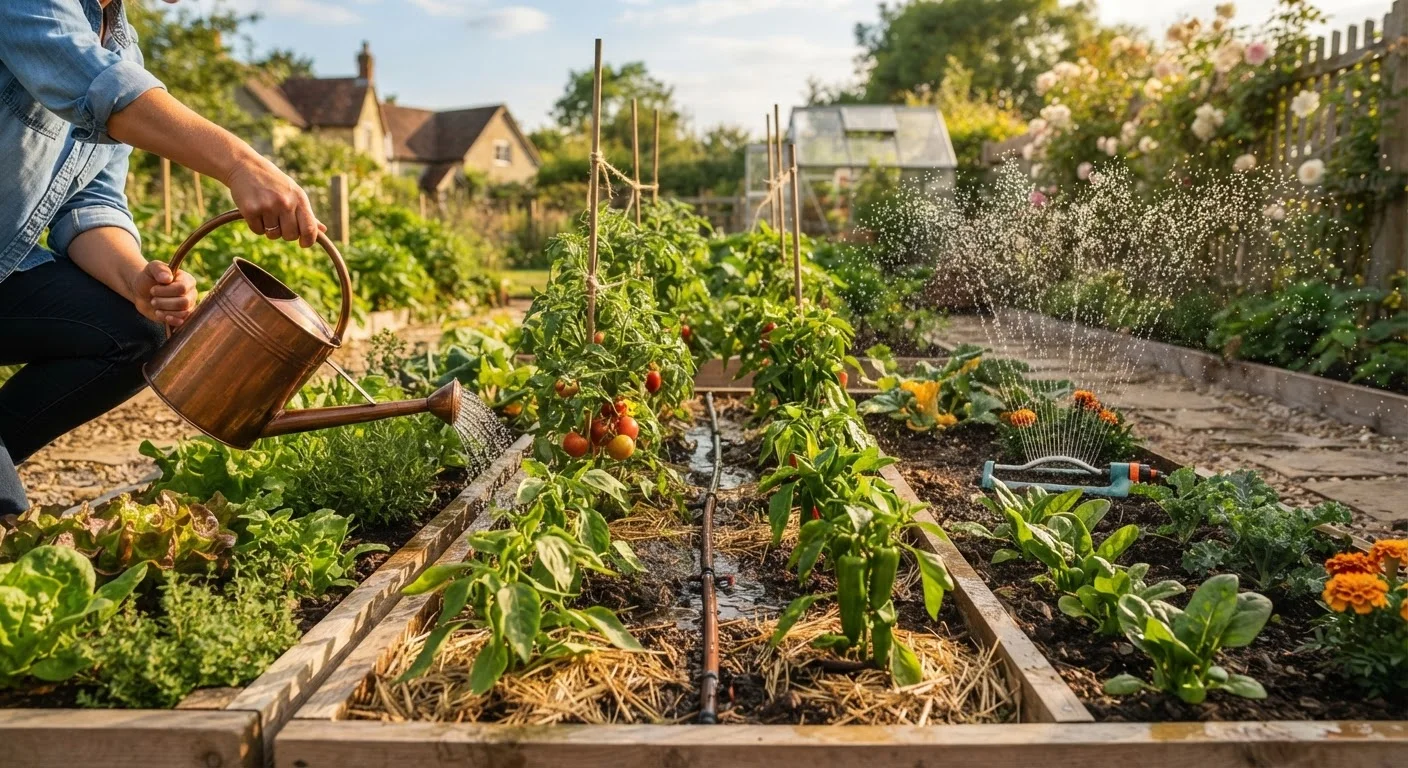 Garden Watering Methods Compared: Drip, Sprinkler, and Hand Watering