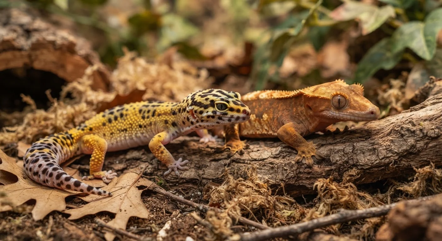 Leopard Gecko vs Crested Gecko: Which Suits Your Lifestyle?