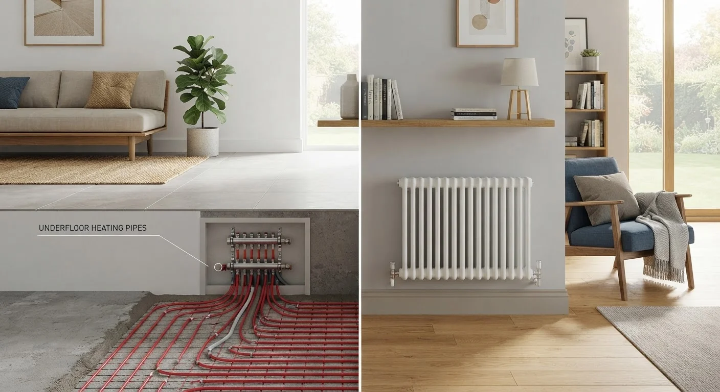 Underfloor Heating vs Radiators: Which Suits Your Home?