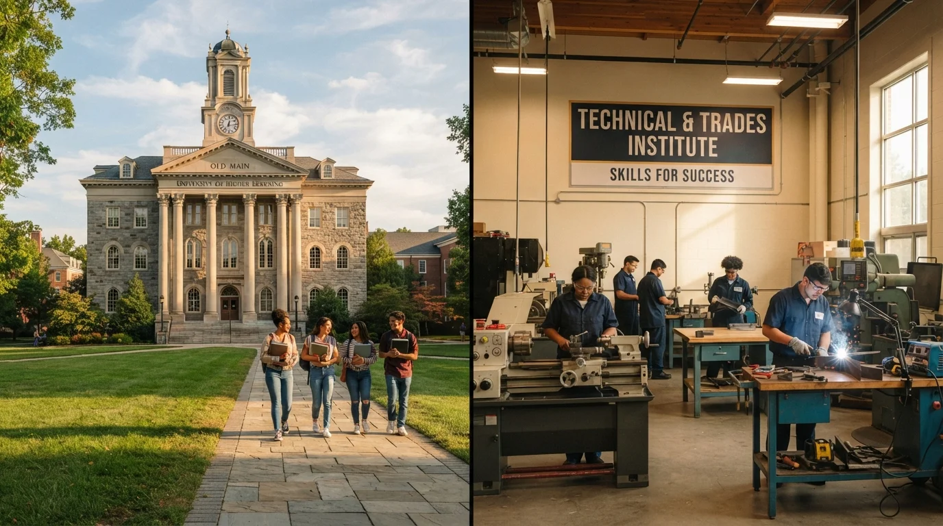 University Degree or Vocational Training: Understanding the Real Differences