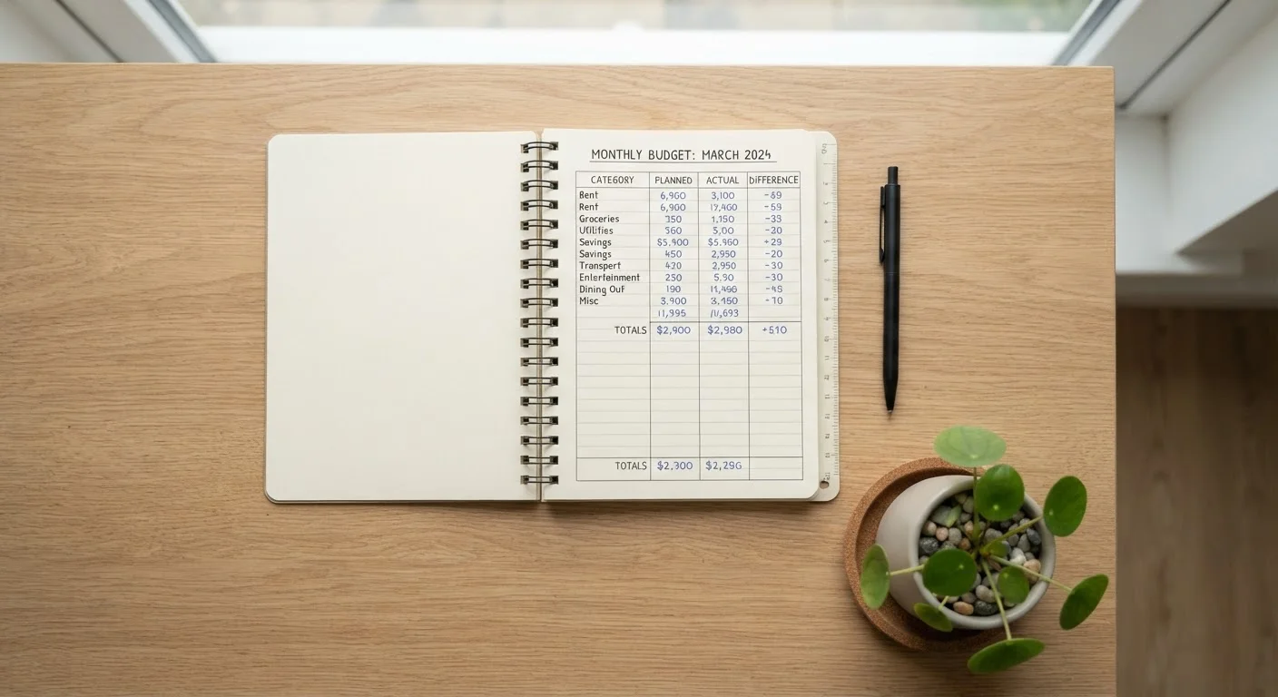 What a Monthly Budget Actually Is (And What It Isn't)